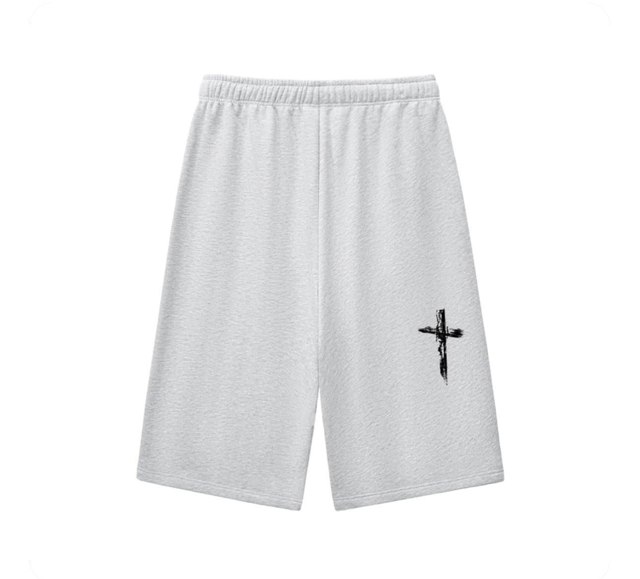 Relaxed Drawstring Three-quarter Sweatpants